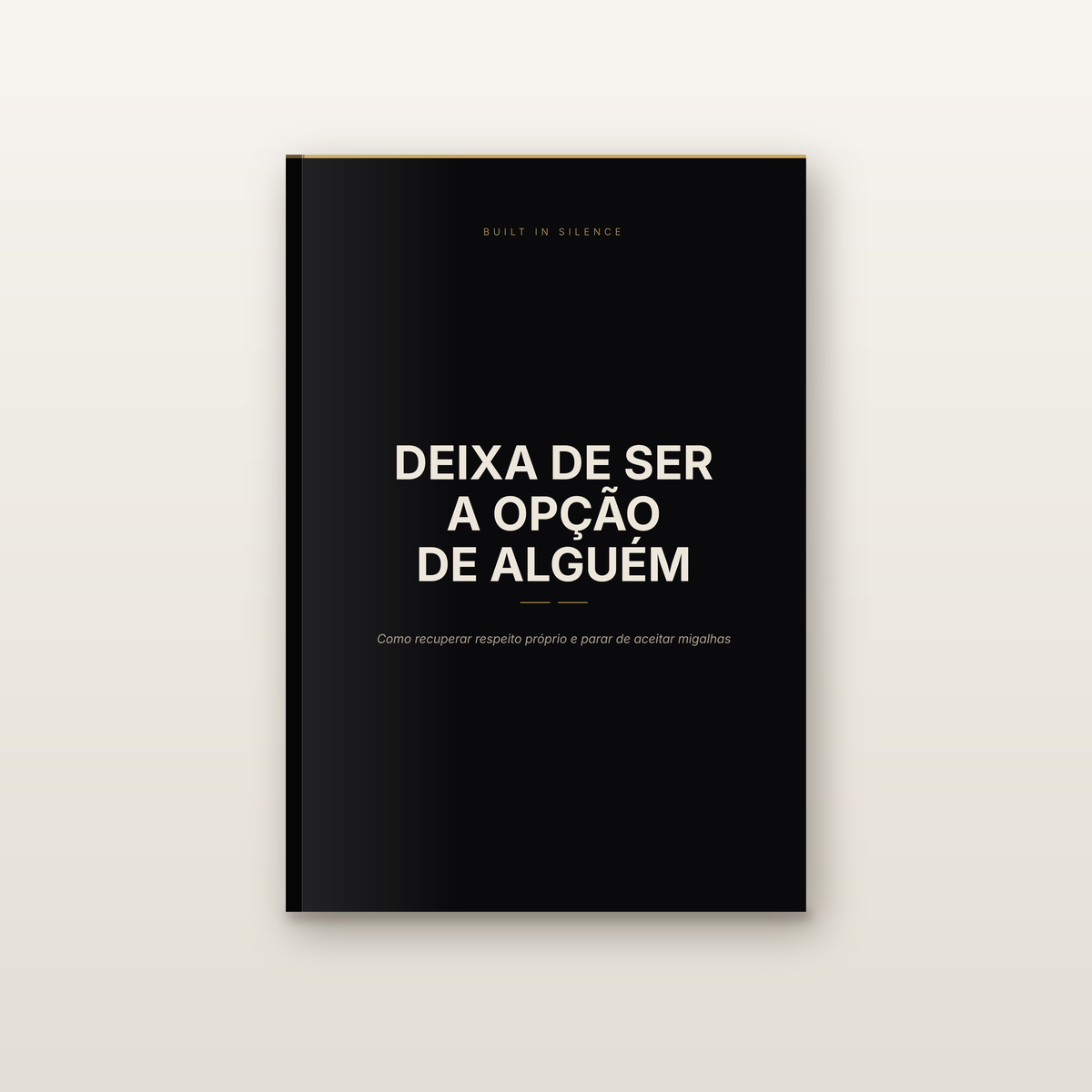 Deixa de ser opção de alguém